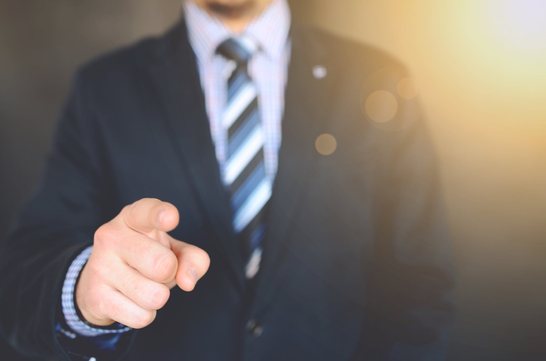 photography of a person pointing on something