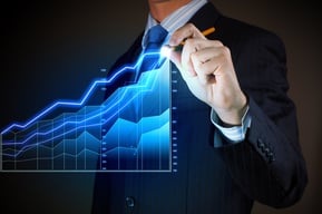 Closeup image of businessman drawing 3d graphics-Aug-19-2020-03-21-59-47-PM